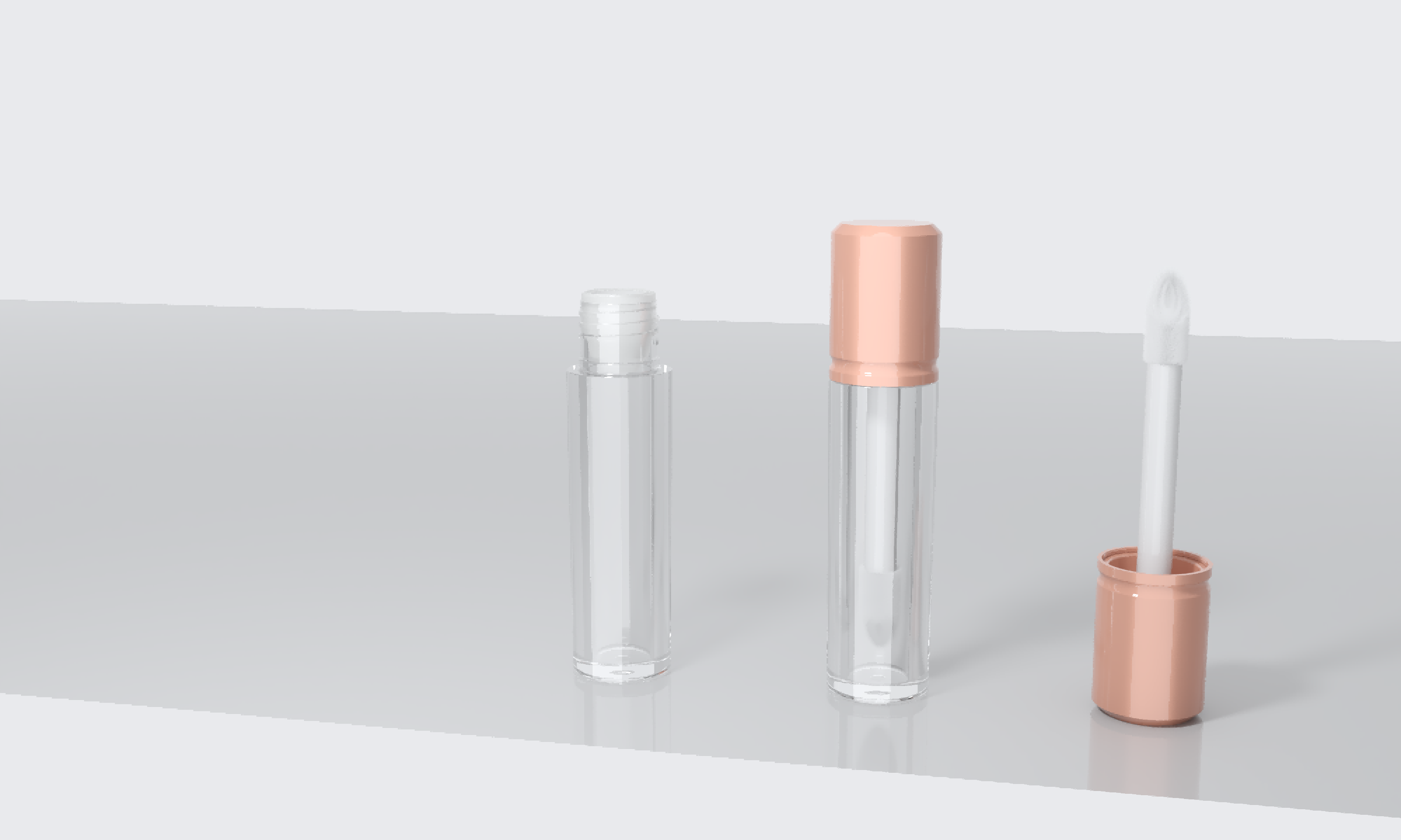 Generous Clear Cylindrical Lipgloss