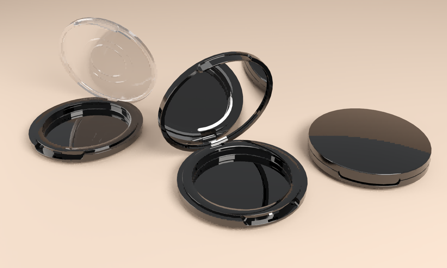 Large Flip-Lock Mirror Compact