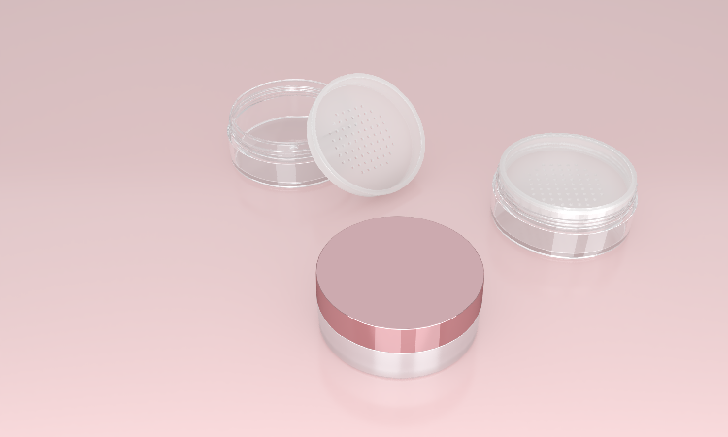 Large Rubber Inner Stopper Cylinder Jar