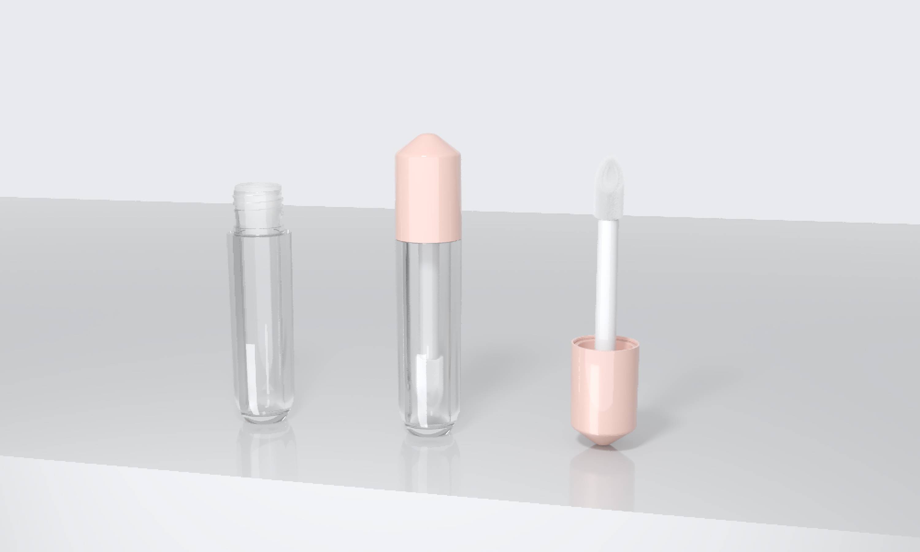 Tapered Transparent  Lipgloss